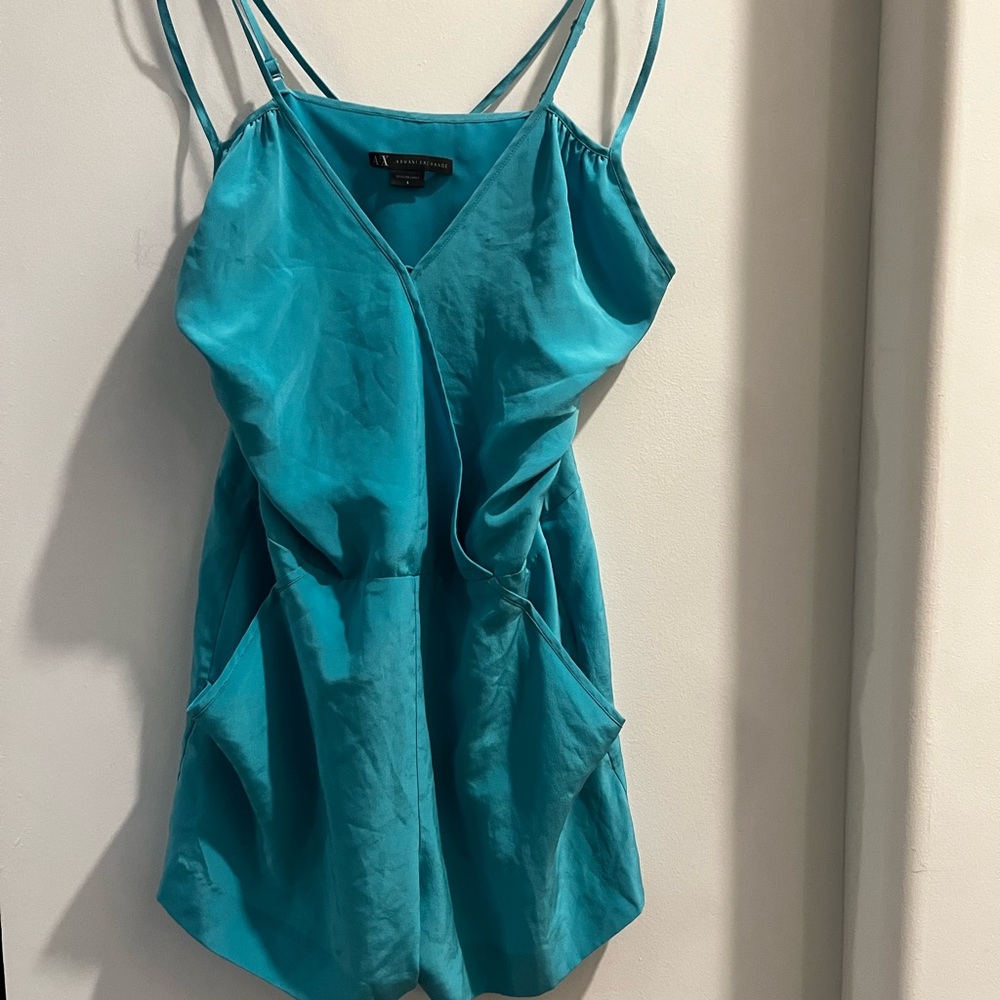 Armani Exchange 100% Silk Romper